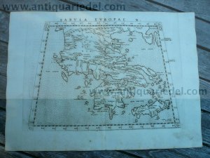 Greece, anno 1562, Ruscelli map