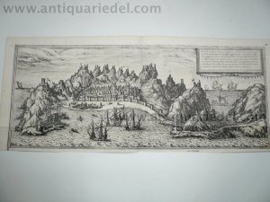 gebrauchtes Buch – Braun/Hogenberg "Civitates ...." – Aden, anno 1590, lat. edition