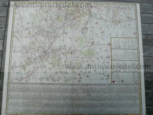 Wurzen,Rochlitz, Döbeln, Schenk anno 1758, Karte