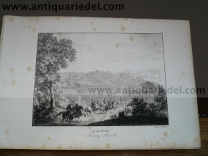 Braila/Brahilow-fortress, anno 1825, lithograph, Kunike