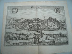 antiquarisches Buch – Braun/Hogenberg "Civitates ...." – Meissen, anno 1575, Panorama