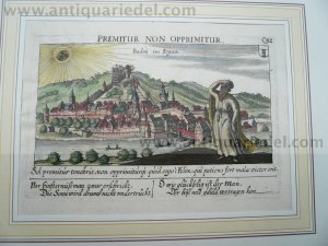 Baden/Aargau, anno 1630, Meisner/Kieser