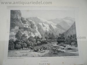 Faran/Sinai, Lithographie, de Bussierre, anno 1829