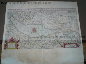 antiquarisches Buch – Hondius-Janssonius – Genfer See, anno 1633, Lacus Lemanni, Mercator-Hondius