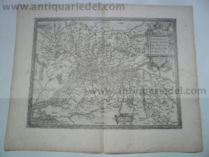 Anjou/Angers/Loire, map Ortelius A. anno 1598