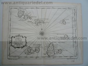 Cape Verde, anno 1746, Bellin Nicolas