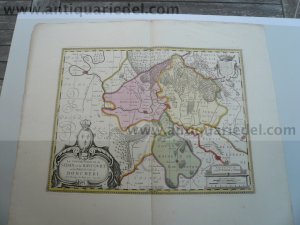 Sedan Raucourt, anno 1690, map, Schenk-Valk