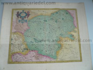 Berry Ducatus, anno 1606, Mercator G., old colours