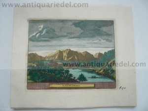 Dunkeld-Scotland, anno 1707, P.v.d.Aa, scarce