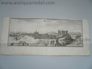 Boussac-Creuse, anno 1660, Merian M., copperengraving