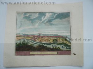 Aberbrothok-Scotland, anno 1707, P.v.d.Aa, copperengraving