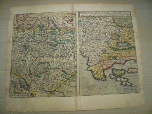 TIROLIS/ISTRIA-Ortelius, 2 maps, anno 1603, latin edition