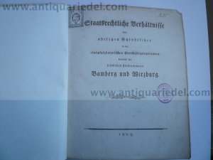 Geschichte Frankens, Gönner Nikolaus, Landshut 1803, sehr selten