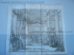 Coronation of Wilhelm III, London 21.04.1689, Theatrum vol XIII