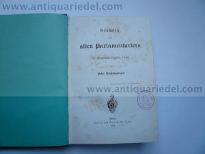 Revolutionsjahr 1848, Erlebnisse - Reichensperger, anno 1882