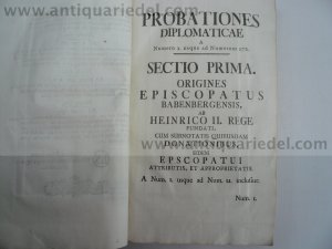 Bistum Bamberg:Brandenburg-Codex diplomaticus, anno 1775, Urkund