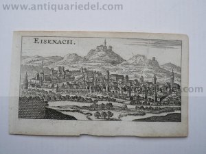 Eisenach, anno 1686, Riegel Christoph, Kupferstich aus Riegels "