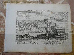 Bernkastel, anno 1630, Meisner/Kieser, selten