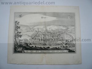 Giengen a.d.Brenz, anno 1643, Merian Matthäus