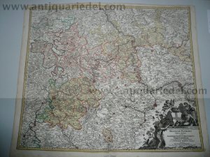 Mosella/Rhenus/map,Homann a. 1710