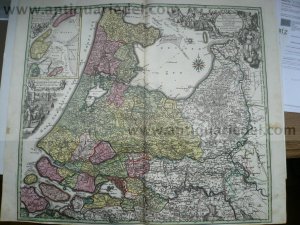 Tabula Comitatus Hollandiae/Geldriae, 1740, Seutter Matthäus