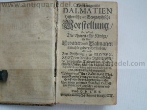 antiquarisches Buch – Freschot Casimir, 1640-1720 – Des Königreichs Dalmatien...., Freschot C., anno 1688, dt. Ausga