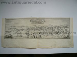 Budapest anno 1579, etching, Braun/Hogenberg