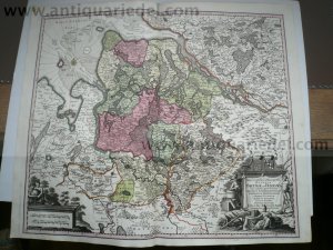 Ducatus Bremae et Ferdae..., anno 1740, Seutter Matthäus