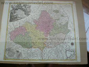 Marchionatus Moraviae, anno 1760, map, Lotter T.C.