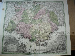 Provincia Gallis la Provence, anno 1740, Seutter Matthäus