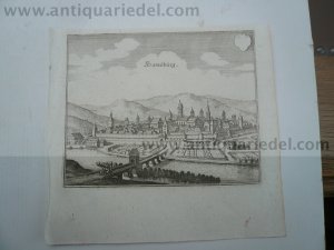 Hammelburg, anno 1646, Panoramaansicht, Merian Matthäus