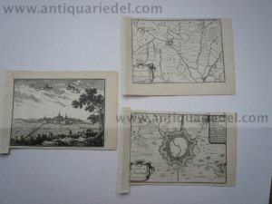 Bourbourg, anno 1668, Beaulieu, 3 maps