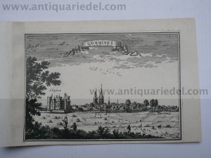 Comines, anno 1668, Panorama, Beaulieu