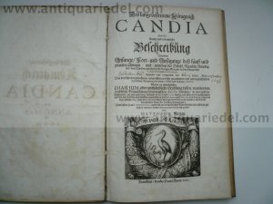 antiquarisches Buch – Merian Matthäus – Das lang bestrittene Königreich CANDIA, Merian Matthäus, 1670