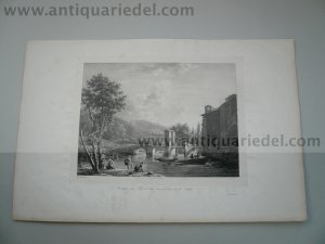 Bidauld, Isola de Sora/Naples, Lithograph, anno 1840