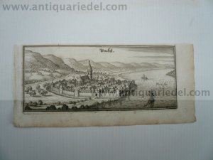 Unkel am Rhein, anno 1650, Merian Matthäus, Topographia