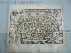 Heilbad Heiligenstadt, anno 1650, Merian Matthäus