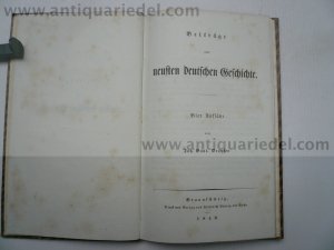 Droysen J.G., Beiträge zur neuesten deutschen Geschichte, 1849