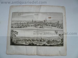 Groß-Umstadt+Wachenheim, anno 1650, Merian Matthäus