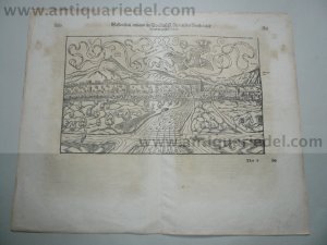 Selestat/Alsace,anno 1610,Sebastian Munster,woodcut