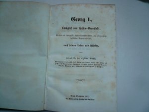 Georg I., Landgraf von Hessen-Darmstadt, Stifter des landgräfl.