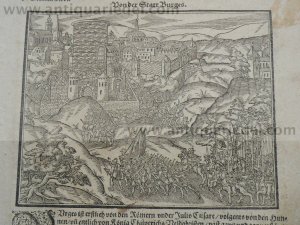 Burgos, anno 1615, woodcut S.Munster