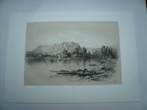 Ehrenbreitenstein, anno 1840, Tonlithographie, Lemercier