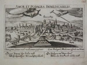 Hammelburg, anno 1625, Kupferstich, Meisner/Kieser