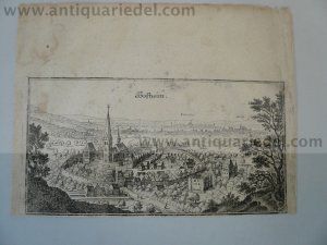 Hofheim im Taunus, anno 1646, Merian Matthäus