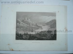 Balaklawa, anno 1840, steelengraving