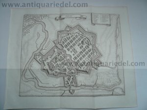 Hanau, anno 1646, Matthäus Merian, Topographia Hassiae