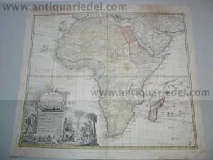 Africa,generalmap,Homann Heirs,anno 1750