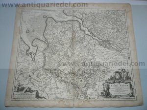 Ducatus bremae et ferdae, map, N.Visscher,anno 1690