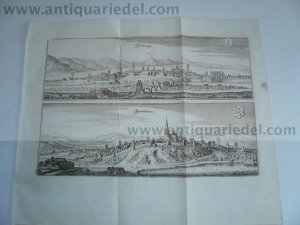 Eschwege+Frankenberg/Eder, anno 1646, Merian Matthäus